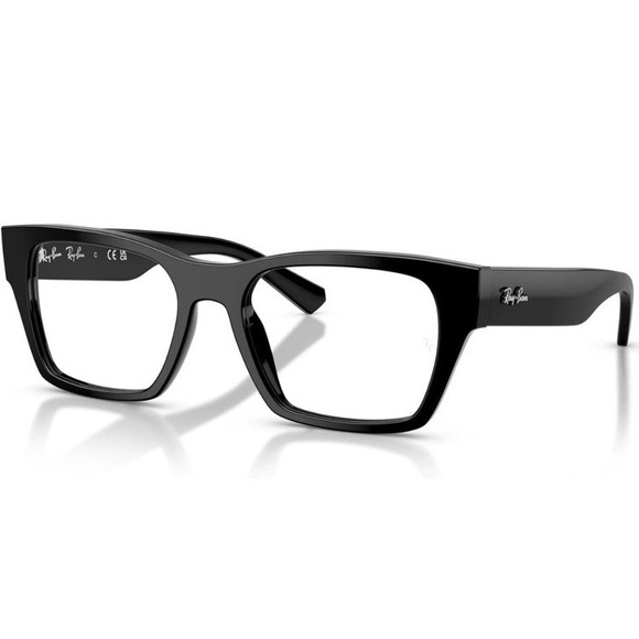 Ray-Ban RX5448 2000 Eyeglasses 55mm Black / Clear Demo Lens - Picture 5 of 5